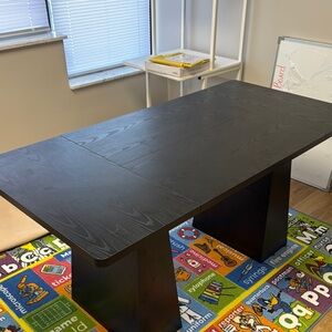 Modern Black Dining Table
